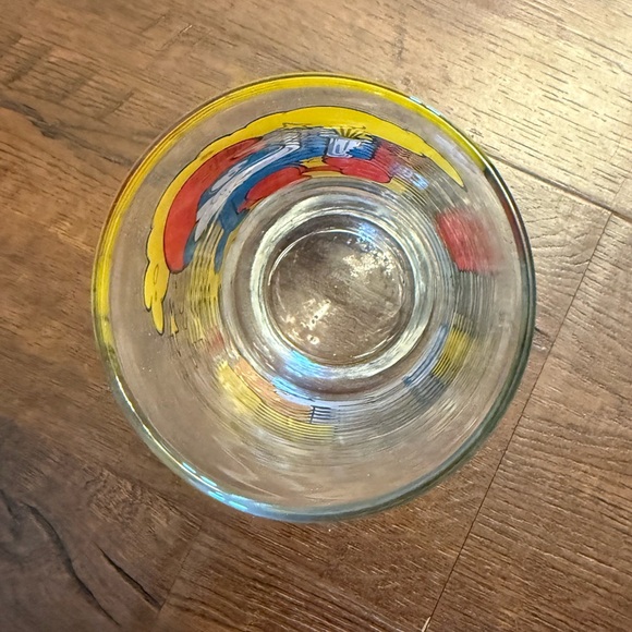 Vintage 1982 Papa Smurf Character Drinking Glass - Picture 3 of 4